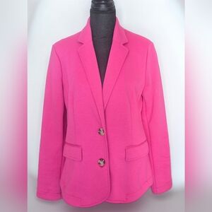 Kim Rogers Bold Pink Suit Jacket